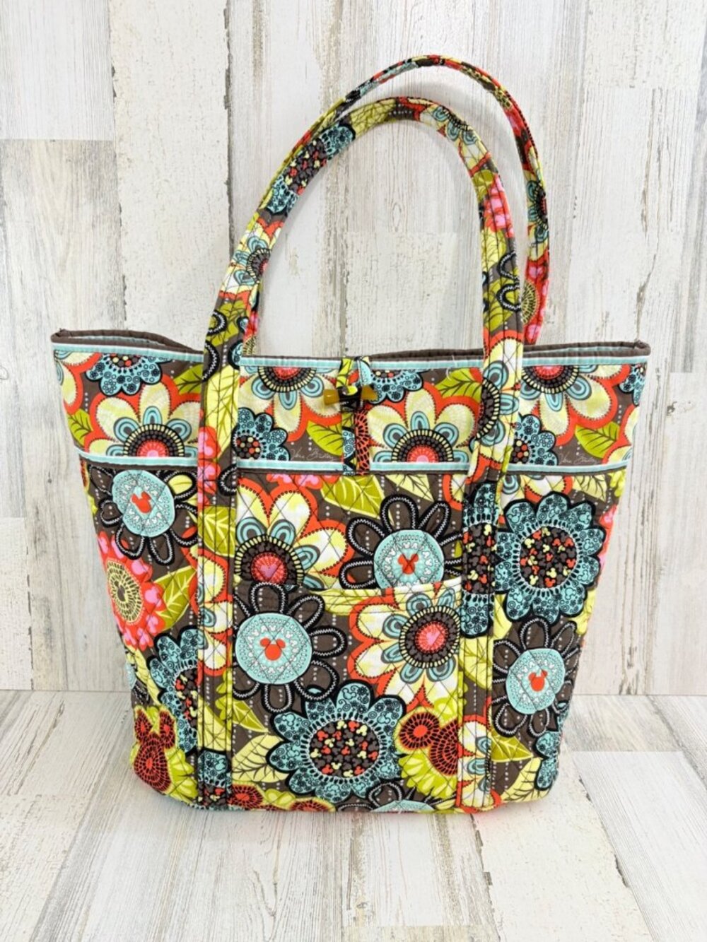 Vera Bradley Disney Parks Perfect Petals Mickey Tote